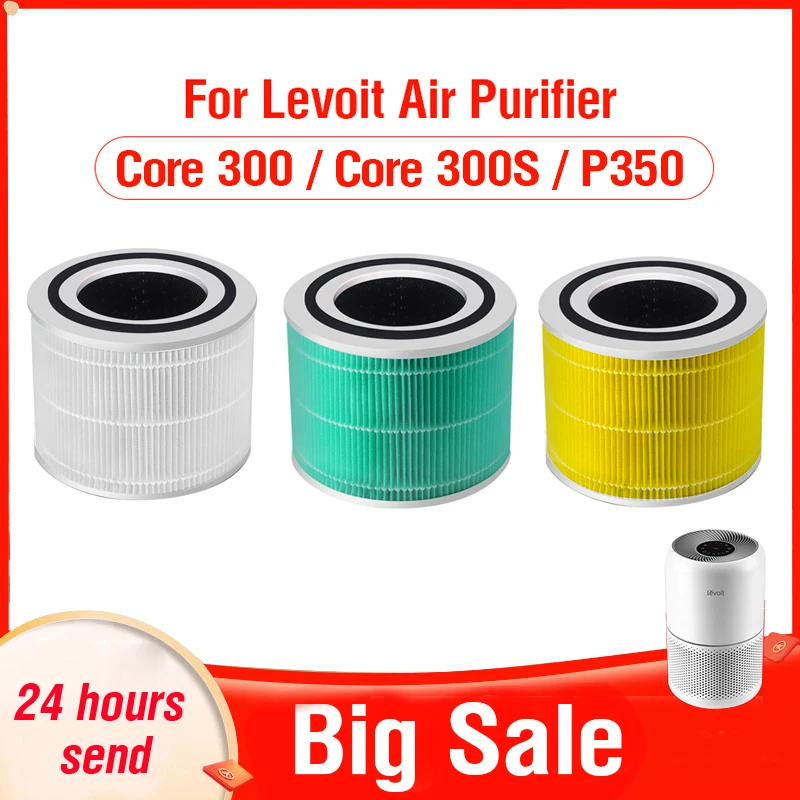 Filterhualv Levoit Bộ Lọc Hepa Cho Levoit Máy Lọc Không Khí Core 300 Bộ Lọc Than Hoạt Tính Cho Levoit Core 300 Bộ Lọc Hepa Levoit