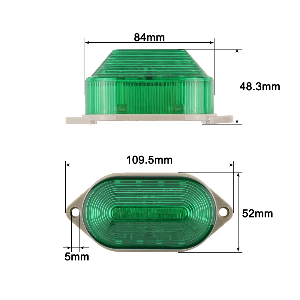 LED-3051 Strobe Signal Warning light 12V 24V 220V Indicator light LED Lamp small Flashing Light Security Alarm