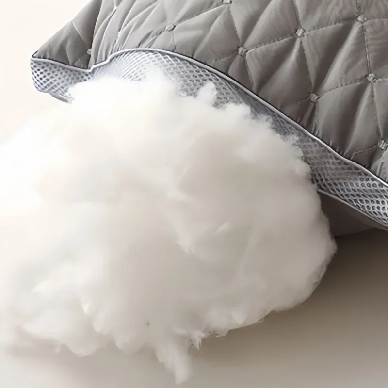 Orthopedic Pillow for Cervical Support & Sleep Aid High Resilience Non-Collapsing Core Student Single Pillow Home/Dorm/Hotel Use