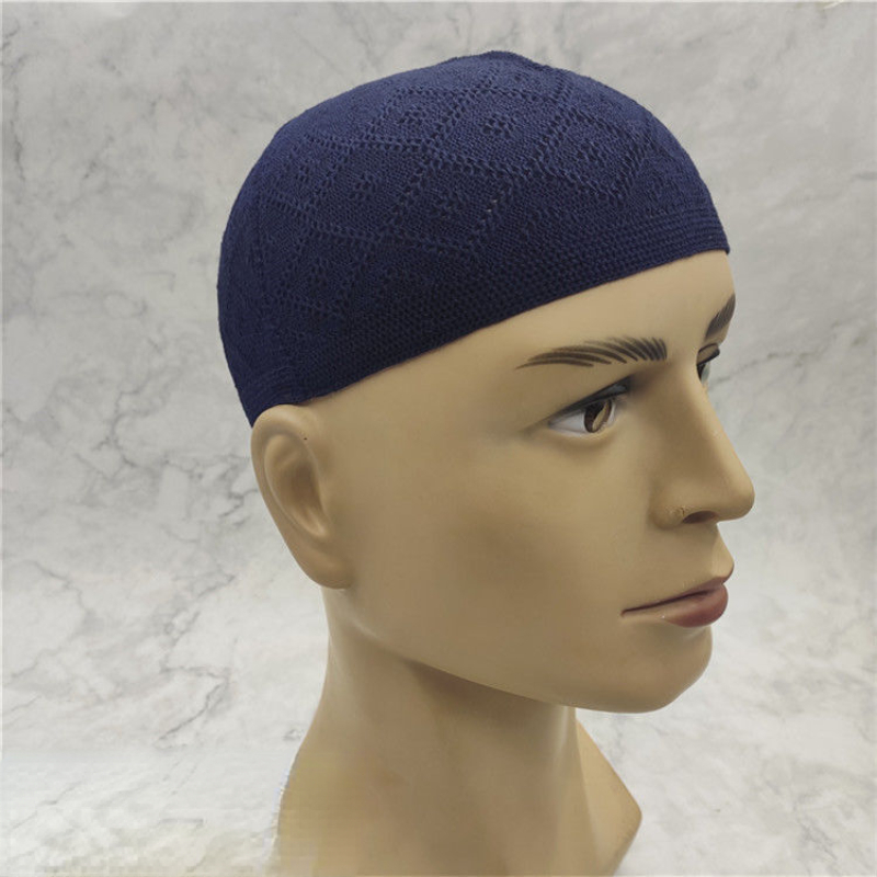 男性用ニットビーニーハット、中波、kufi、jewishアイテム、islam、イスラム教徒、夏