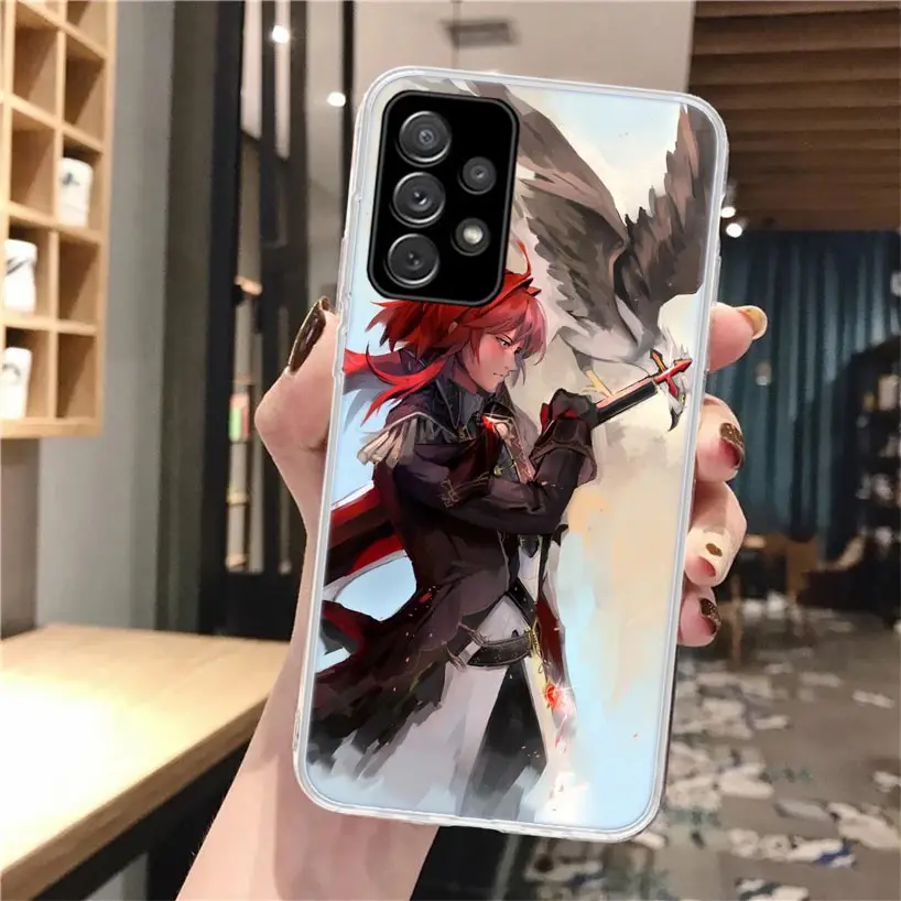 Casing Ponsel Genshin Impact Encer untuk Samsung Galaxy A56 A55 A54 A53 A16 A15 A14 A13 A36 A35 A34 A33 A26 A25 A24 A23 A05S A04S A03