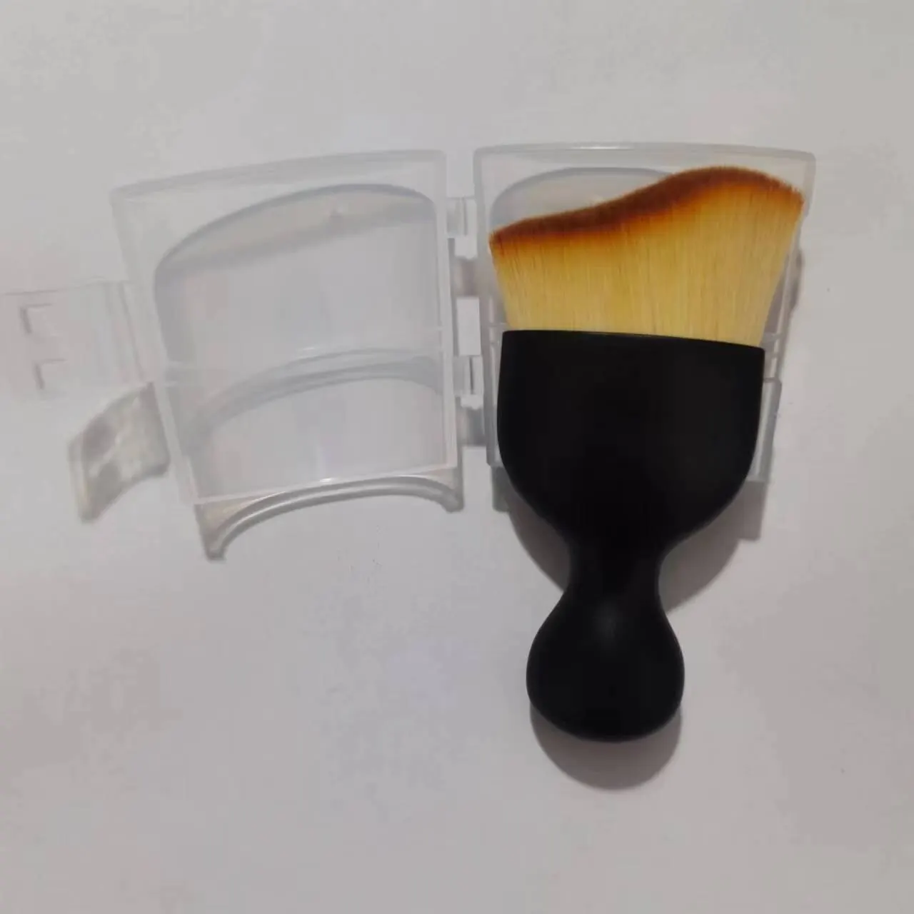 Car Air Vent Limpeza Escova macia com revestimento, Ferramenta de limpeza interior, Pó artificial da fenda do carro