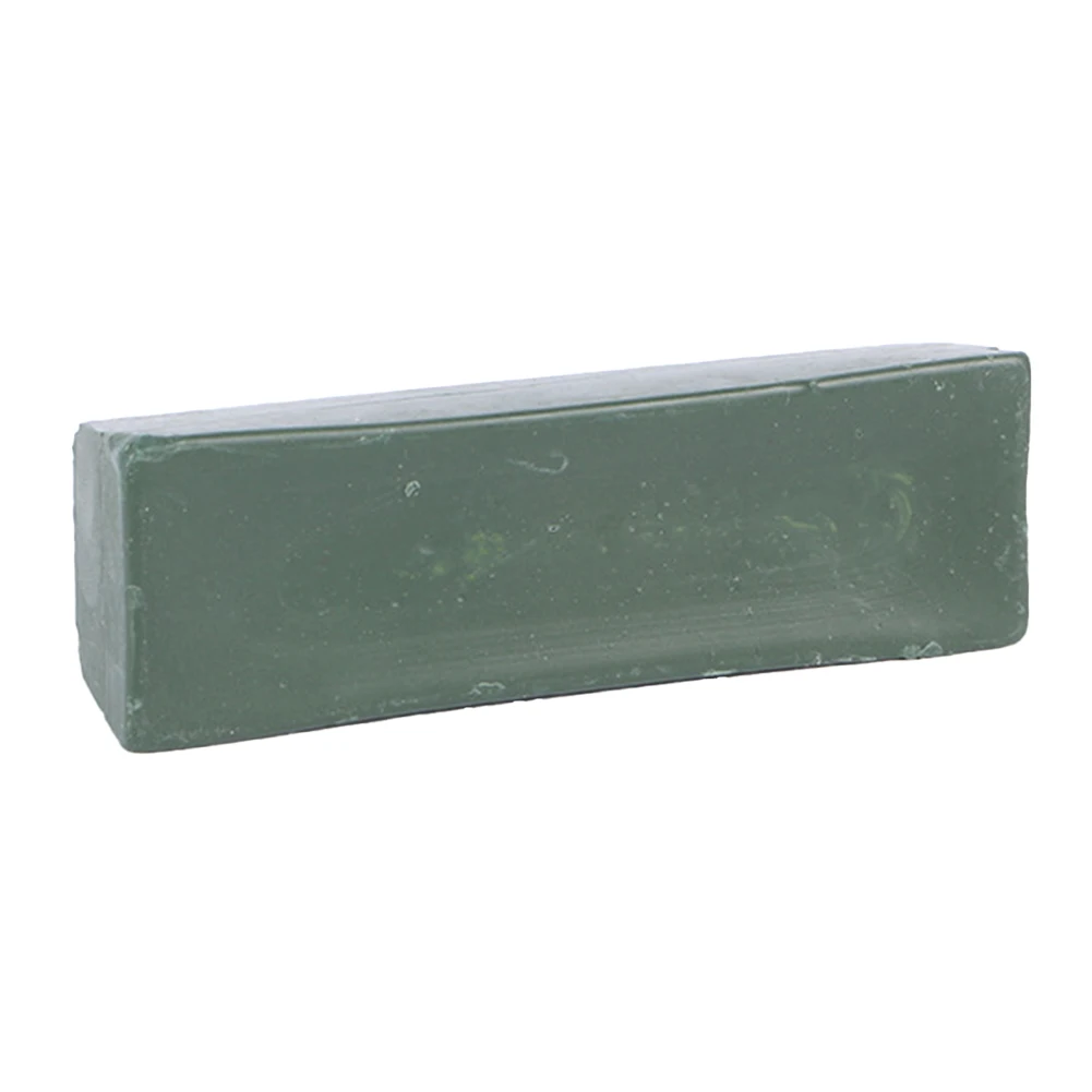 Cera de pulido 112x34x25mm pasta de pulido verde abrasiva para instrumentos de precisión de metales de aluminio y cobre de acero inoxidable