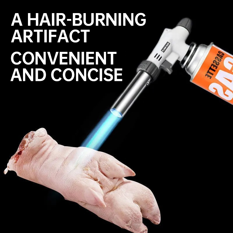 Portable Flame Gun, Cooking Spontaneous Combustion Butane Gas Torch, Lighter, Welding Burner, Gas Torch Barbecue Camping Cooking