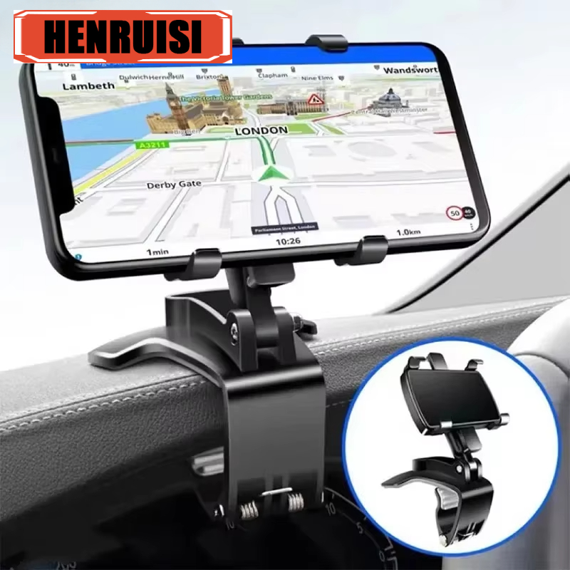 Universal Car Phone Holder Dashboard Car Clip Stand Mount GPS Display Bracket Car Mobile Phone Support For iPhone Samsung Xiaomi