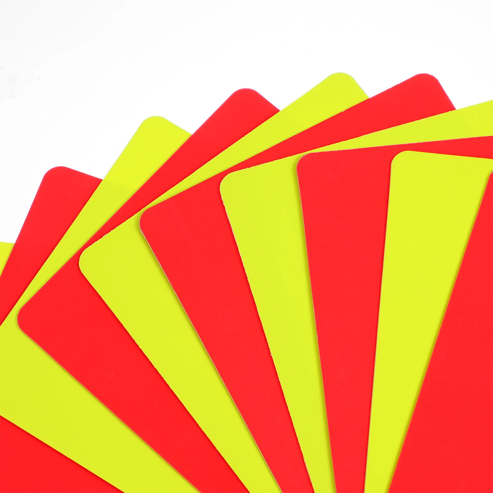 10pcs Referee Cards Set Red Yellow Judge Cards Football Soccer Standard Cards Score Sheets Notebook Judge Cards Accessories