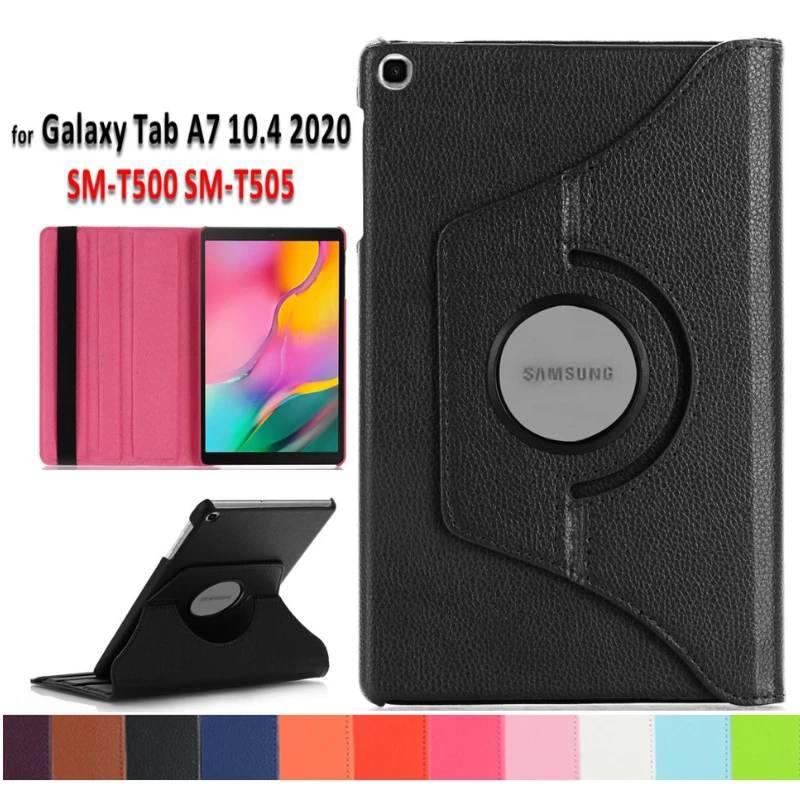 Вращающийся на 360° чехол для Samsung Galaxy Tab A7 10,4 SM-T500 T505 Lite 8,7 T220 Чехол для планшета Tab A 8 T290 2019 10,1 T510 T580 Funda