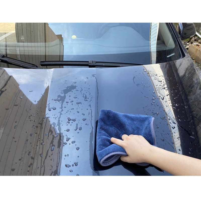 Siêu Dày 800GSM Nỉ Mặc Ô Tô Microfiber Phụ Kiện Siêu Thấm Hút Vệ Sinh Xe Chi Tiết Vải Tự Động Chăm Sóc Sấy Khăn