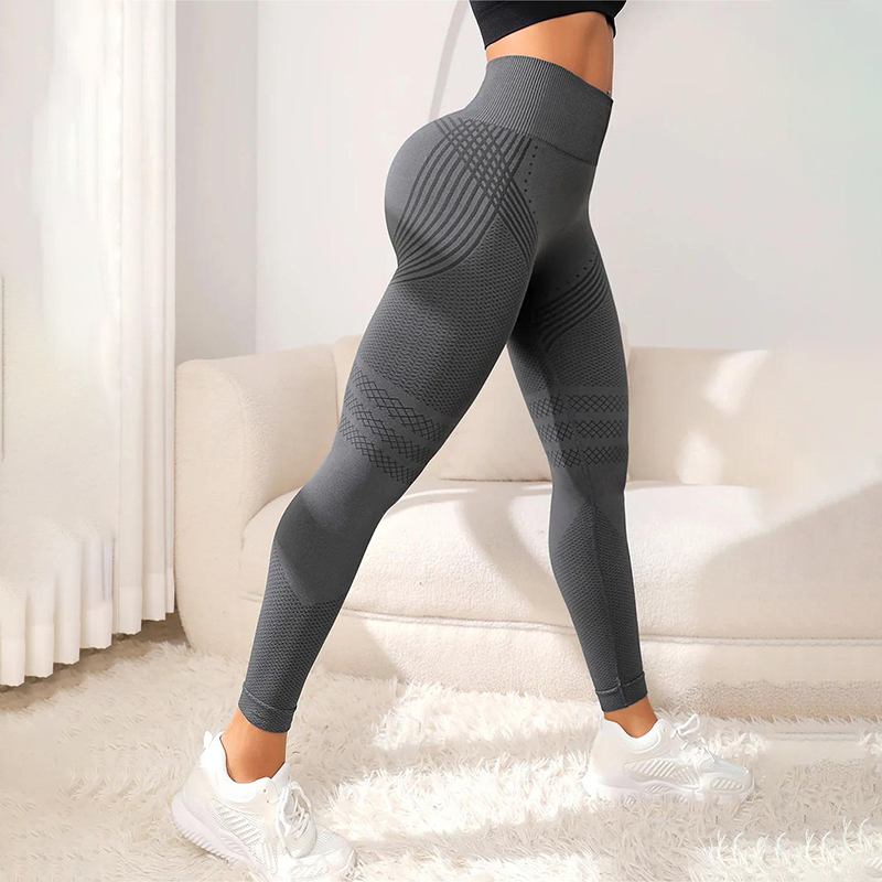 Mallas deportivas para mujer, mallas sin costuras de cintura alta, ropa deportiva, mallas de entrenamiento transpirables