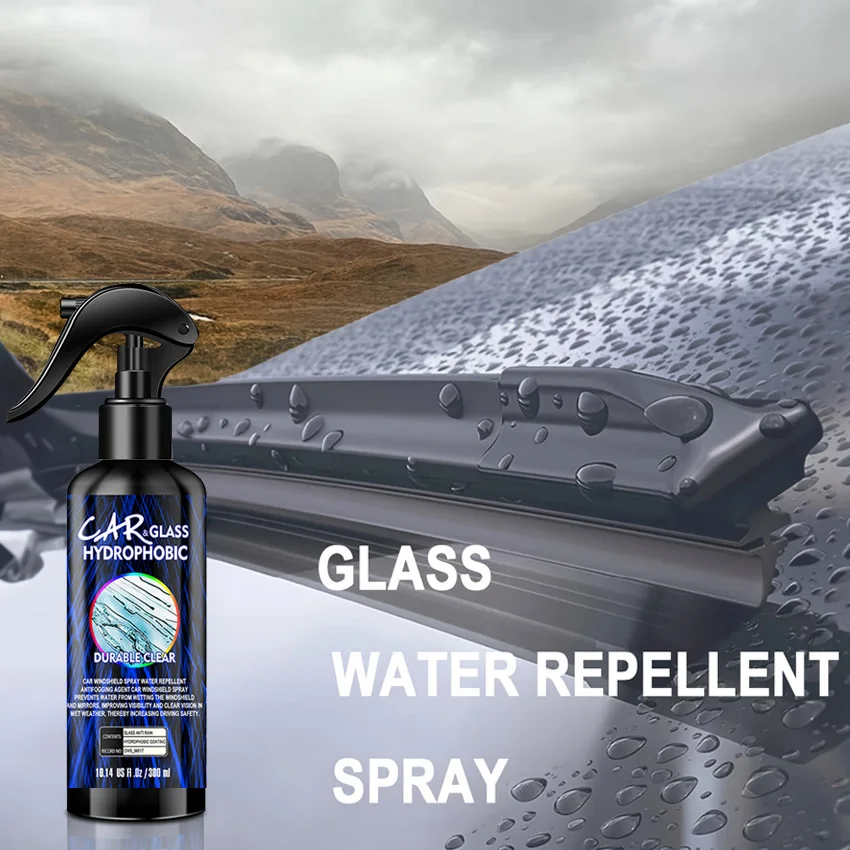 Motorcycle Glass Anti-rain For Car Water Repellent Fortify Dashboard Rearview Mirror Hydrophobic Coating Enhanced Visibility Spr