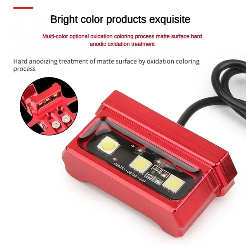 ユニバーサルモーターサイクルナンバープレートライト,防水ライト,3 LED,ホンダ,カワサキ,ヤマハ,スズキ,リトルモンキー