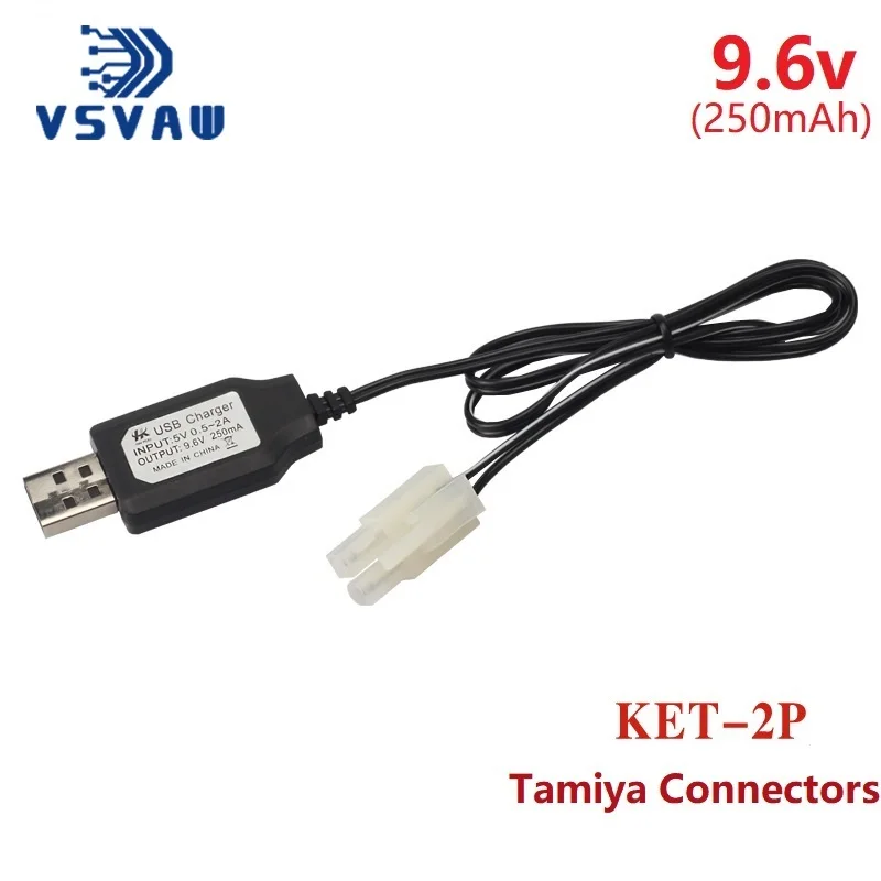 7.2v 9.6v Charger for NiCd NiMH battery Input 100v-240v Output 7.2v 250ma with Tamiya Plug Kep-2p Plug 9.6v charger For RC toys