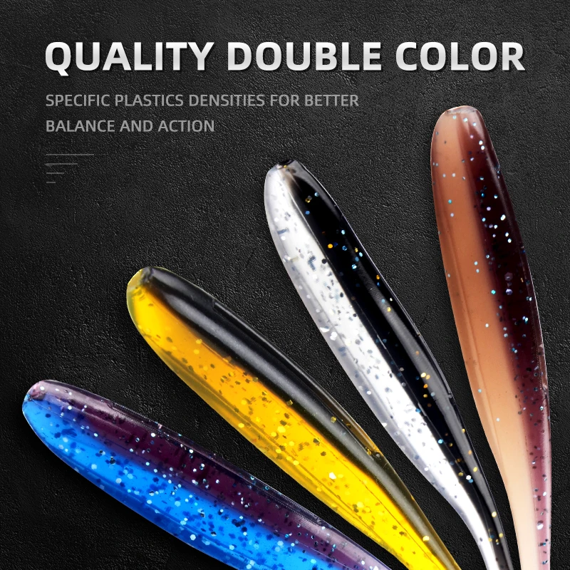 MEREDITH Easy Shiner Angelköder 50 mm 65 mm 75 mm 100 mm Wobbler Karpfenangeln Gummiköder Silikon Künstliche Kunststoffköder