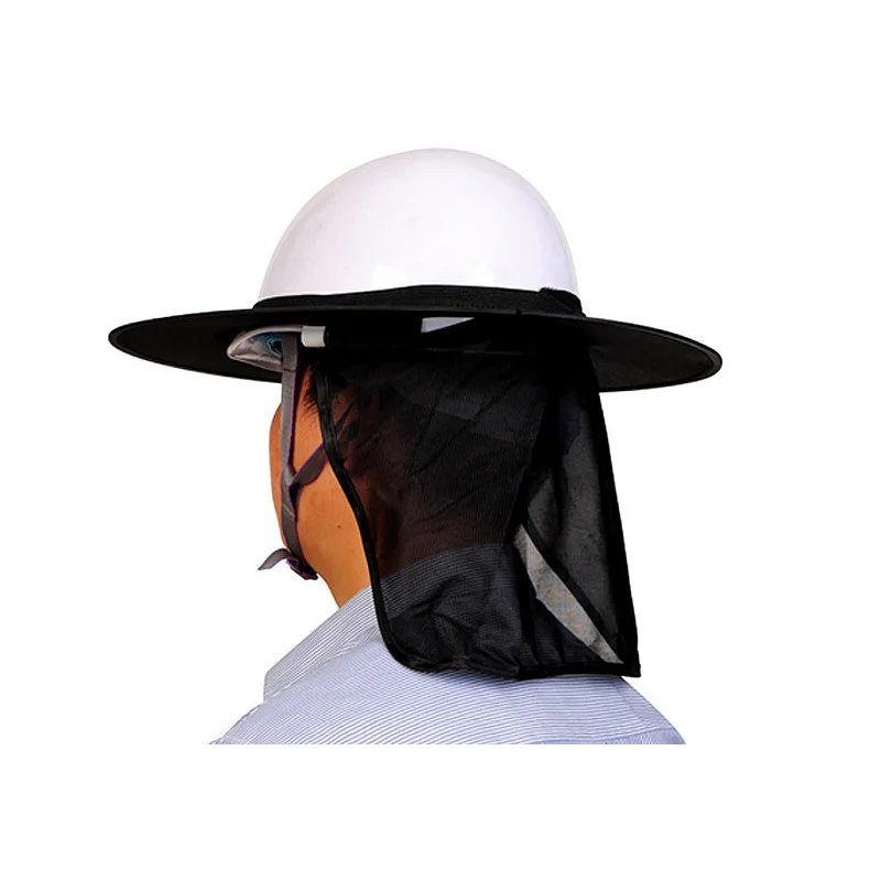 Casco reflectante de seguridad para construcción, casco protector para el cuello, parasol, Kit de rayas reflectantes, protección solar de verano, previene quemaduras solares