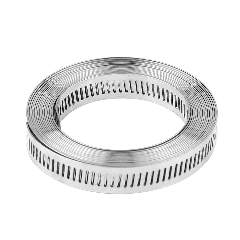 9.8フィート調整可能な大型ホースクランプウォームギアステンレス鋼クランプ+ 6ファスナー自動車アクセサリークランプとファスナー