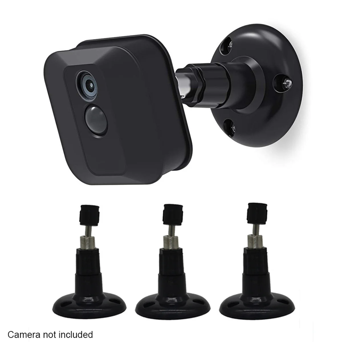 N82R 3 uds montado en la pared Vertical resistente ajustable soporte de cámara de seguridad para el hogar soporte interior al aire libre para parpadelar al aire libre