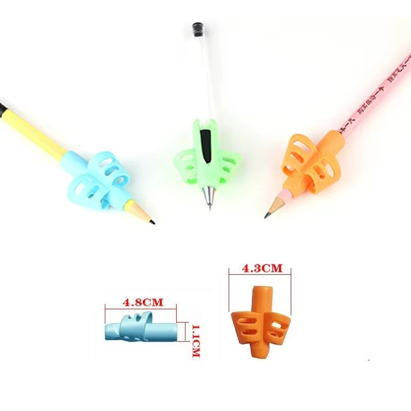4/6-Piece Silicone Pen Holder For Children, Perfect For Correcting Handwriting Posture And Handwriting Training.