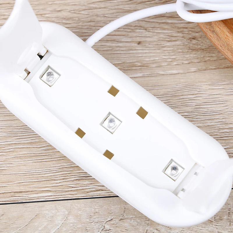 เครื่องเป่าเล็บหลอดไฟยูวีขนาดเล็ก6W 80cm, โคมไฟ LED ชาร์จสาย USB เครื่องอบเล็บเจลทำเล็บมือ LED หลอดไฟยูวีขนาดเล็ก