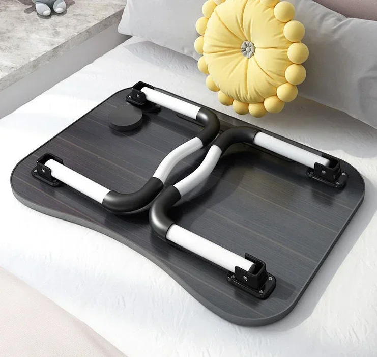 Folding Home Laptop Desk for Bed & Sofa Laptop Bed Tray Table Desk Portable Lap Desk for Study and Reading Bed Top Tray Table