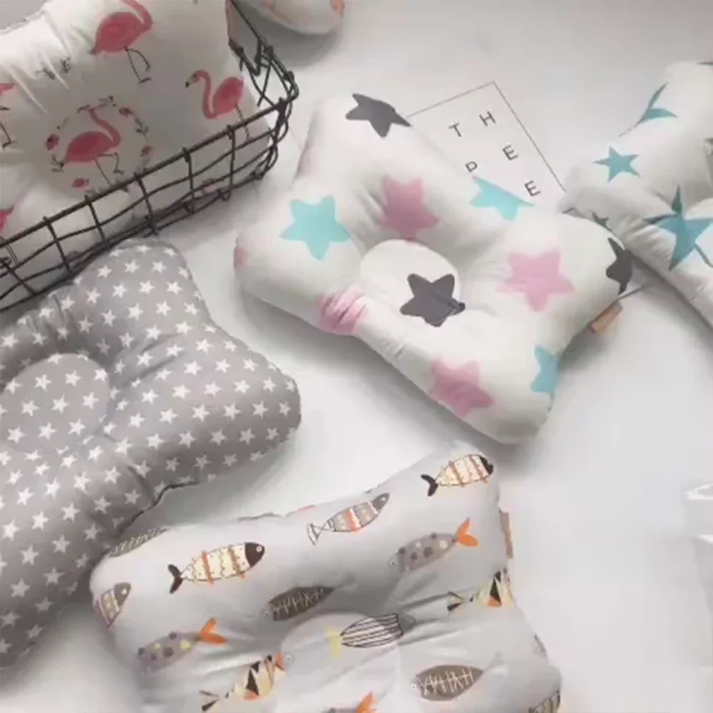 Baby-shaped Pillow with Head Deviation Prevention and Dual-purpose Fixed Head Type Breathable Side Pillow in Winter and Summer.