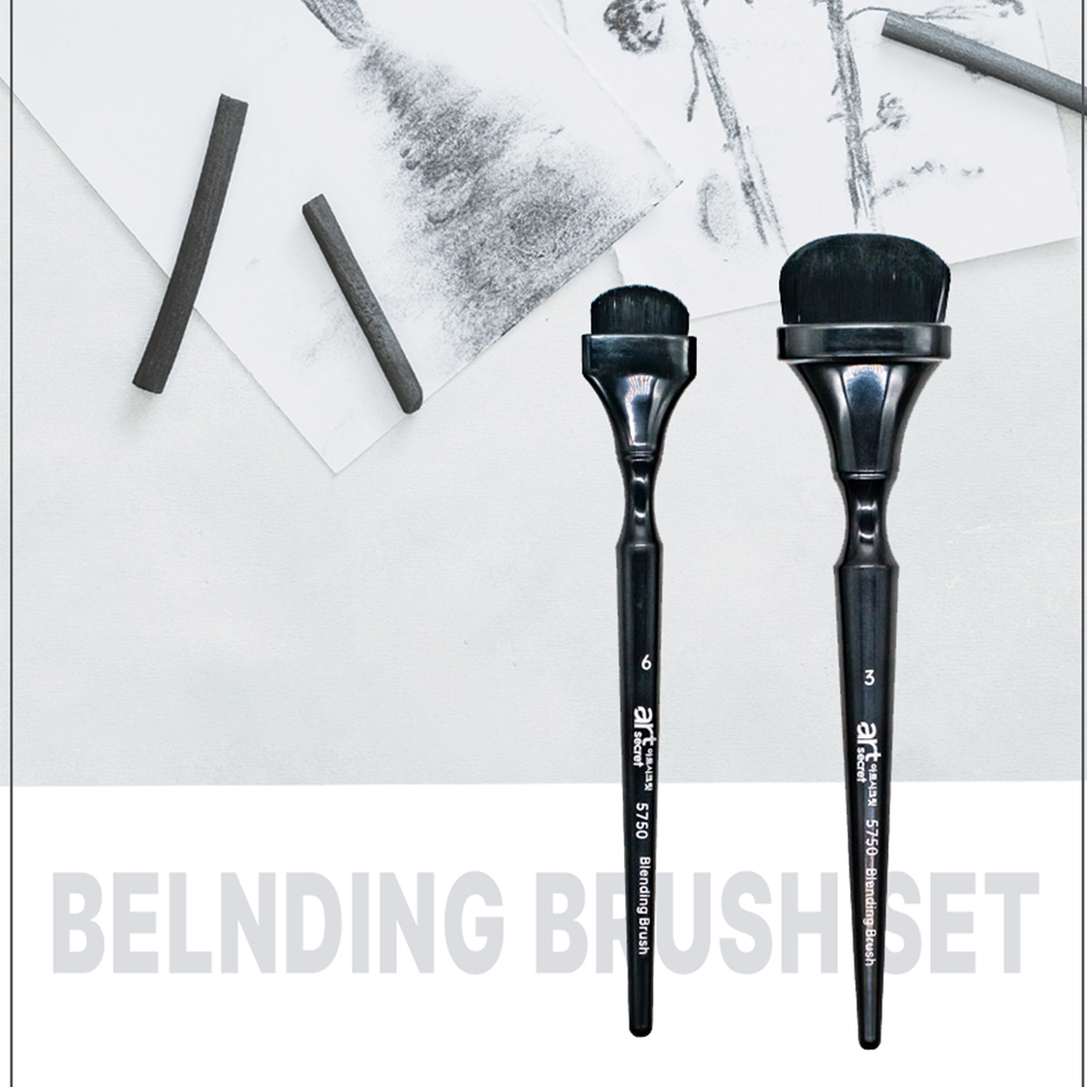 Набор кистей для рисования углем Artsecret, инструменты для рисования эскизов, принадлежности для растушевки угольных чернил
