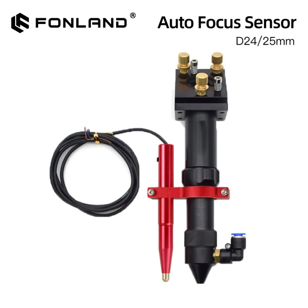 Fonland Auto Focus Sensor Z-Axis for Automatic Motorized Up Down Table CO2 Laser Engraving Cutting machine