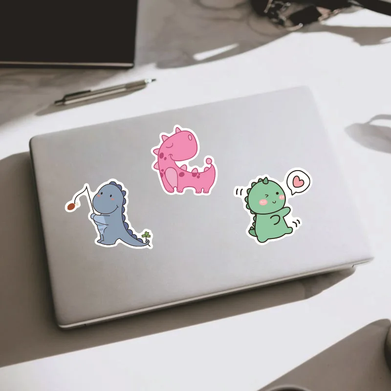TD ZW 50 Con Khủng Long Hành Tinh Dán Decal Chống Thấm Nước Laptop Xe Máy Hành Lý Ván Trượt Tuyết Tủ Lạnh Xe Ô Tô Pegatinas