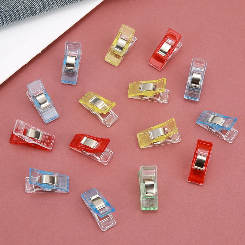 Nähen Clips Bunte Clips Mehrzweck Kunststoff Handwerk Häkeln Stricken Sicherheit Kleidung Clips Farbe Bindung Clips Papier
