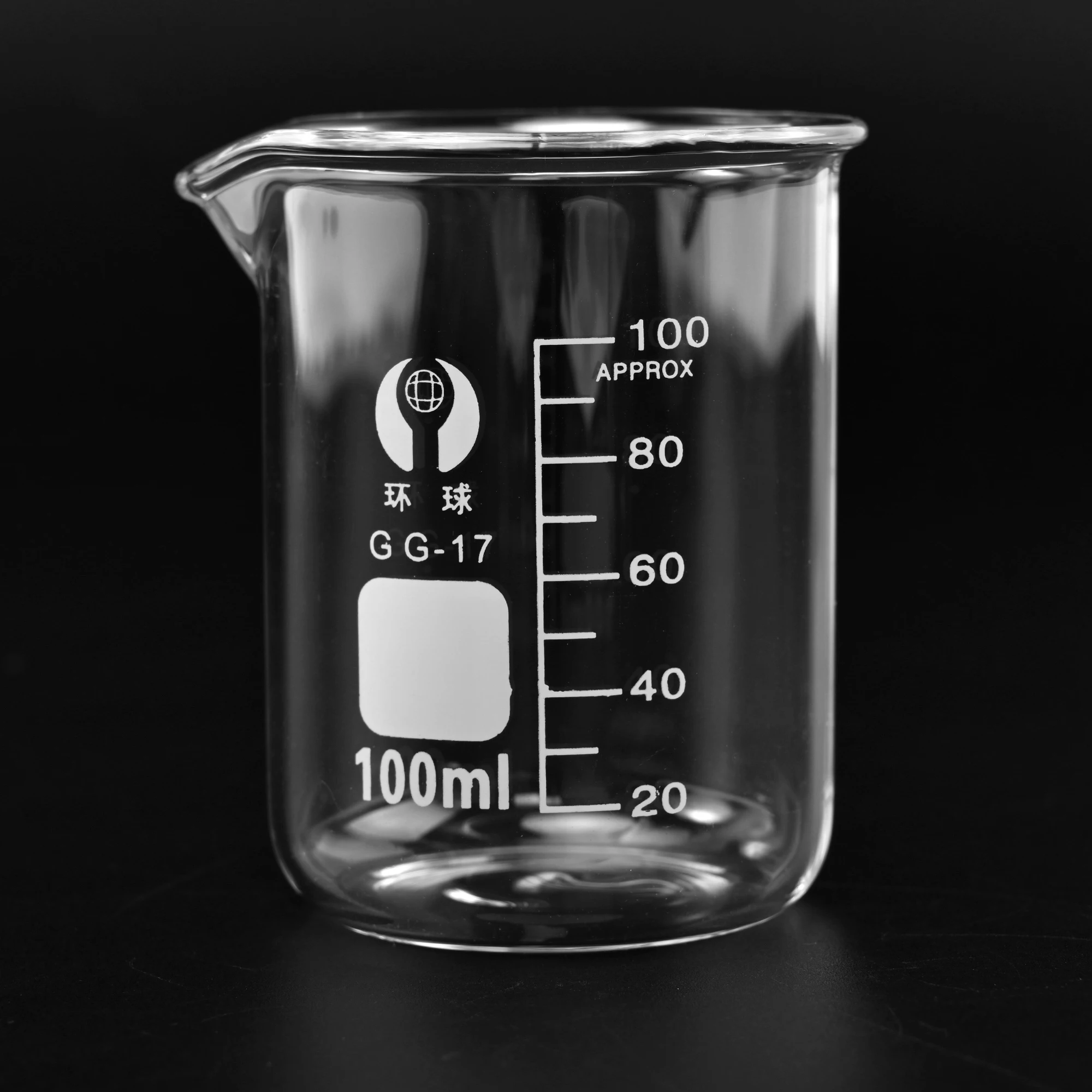 5/10/50/100ml Laboratorio di Chimica Laboratorio Tazza di Misurazione di Vetro Resistente Al Calore Lab Borosilicato Vetreria Per La Ricerca Scientifica