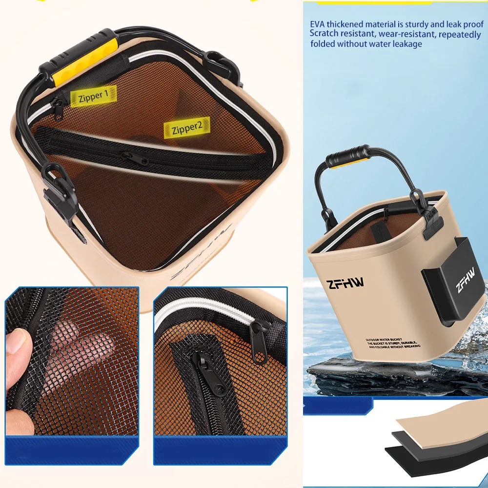 Bucket All for Fishing Stuff Fishing Supplies  Tackle Articles Accessory Goods Suitcase Sports Entertainment New Accessories