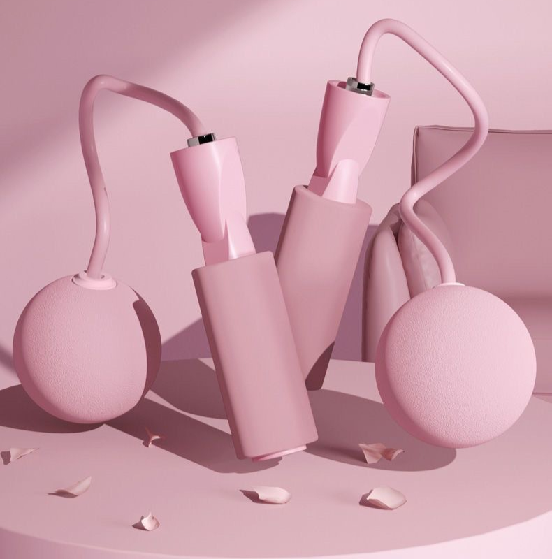 Cuerda de saltar inalámbrica de 1 piezas, equipo de gimnasio en casa con bolas pesadas, deportes, Fitness, entrenamiento, culturismo, ejercicio, salto rápido de velocidad