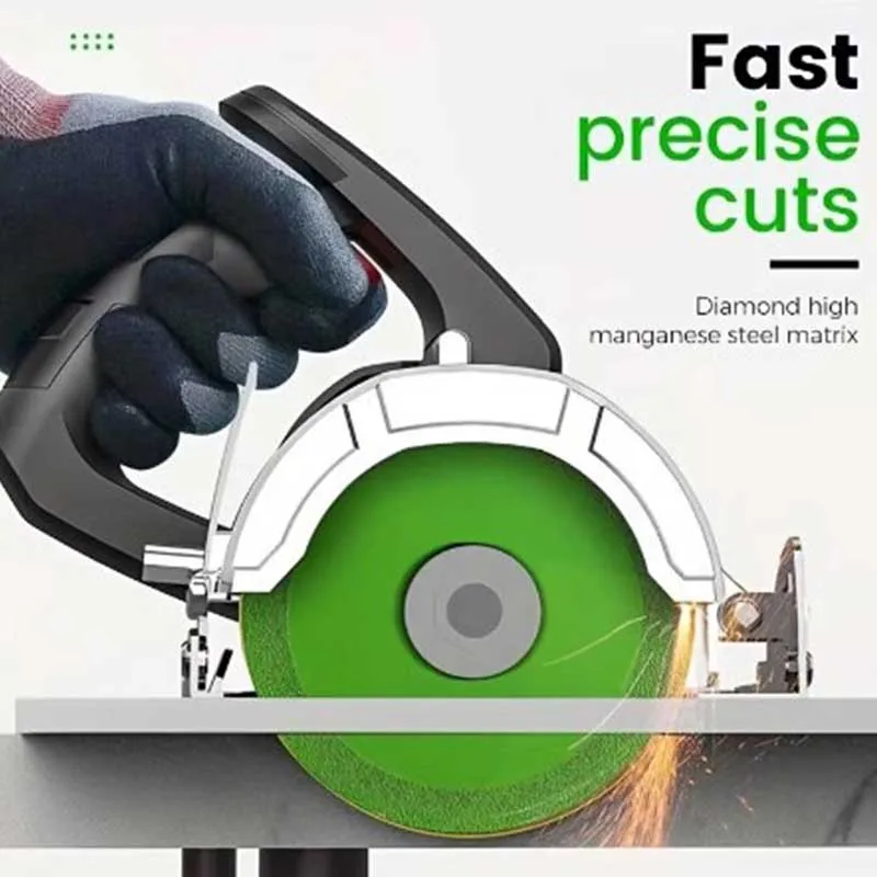 Diamond Ultra Thin Green Brazing Blade Cutting Blade Ceramic Jade Glass Tile Wine Bottle Grinding Cutting Saw Blade Tool