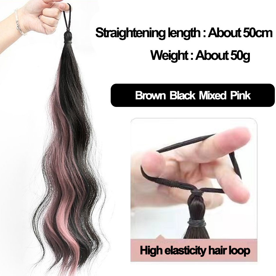 Evidenziare parrucca sintetica fascio di capelli fai da te chignon a carica automatica coda di cavallo bassa alta estensione dei capelli treccia soffice panino per capelli parrucchino