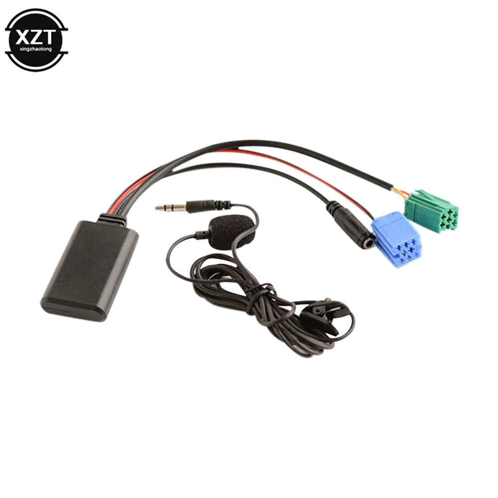 Xe Mới Bluetooth-Tương Thích 5.0 Aux Mic Cầm Tay Di Động Điện Thoại Miễn Phí Gọi Adapter Cho Renault Megane 2 UpdateList đài Phát Thanh