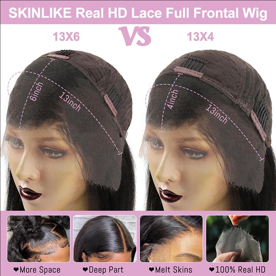 女性のための天使の波のレースのかつら,事前に摘み取られた巻き毛,かつら,HD 250%,13x6