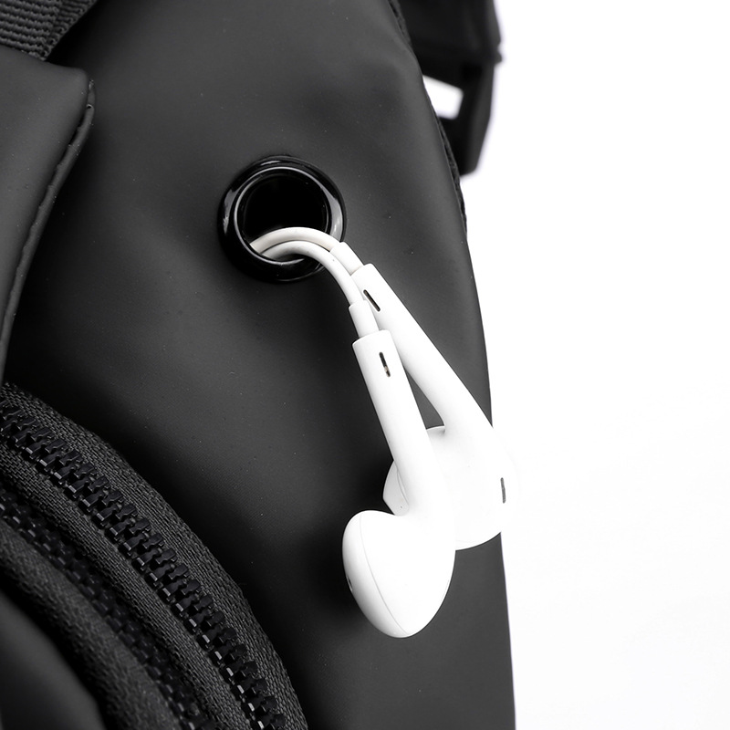 Bolsa crossbody elegante, grande capacidade, à prova d'água, leve, lazer, macia, confortável, masculina, bolsa de ombro único