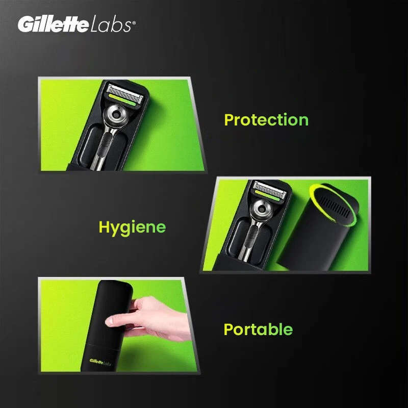 Gillette Labs Razor Box Travel Storage Box Portable Razor Travel Shaver Case Razor Accessories Only For Gillette