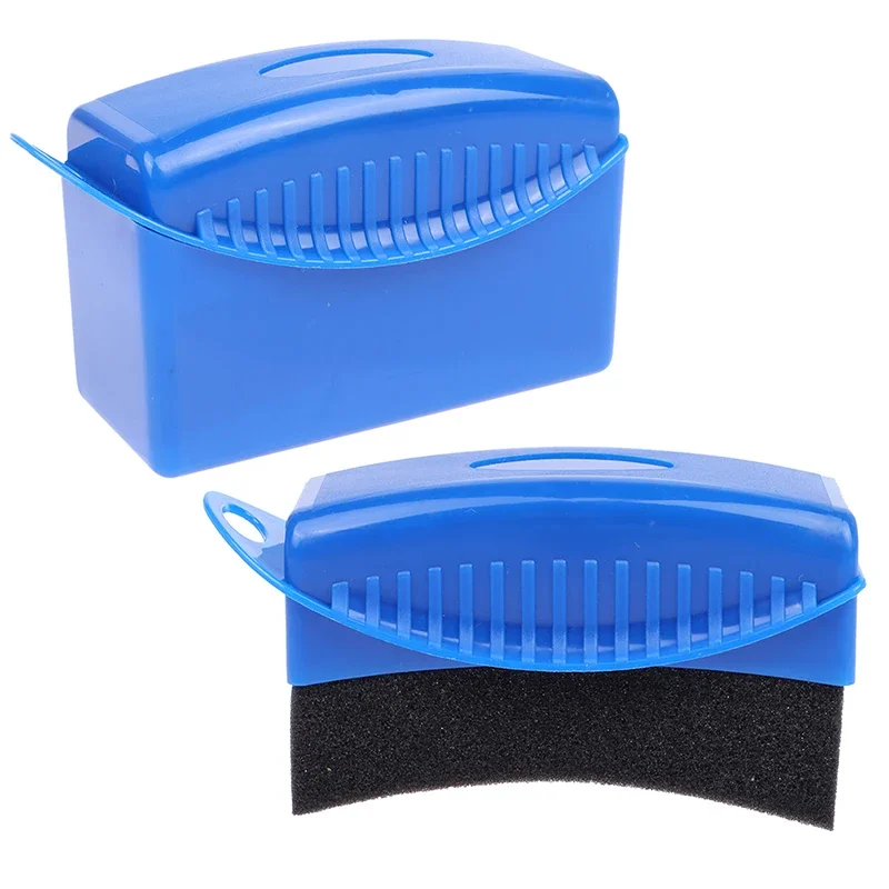Auto Rad Polieren Wachsen Schwamm Pinsel Mit Abdeckung ABS Waschen Reinigung Reifen Kontur Dressing Applikator Pads Detail Zubehör
