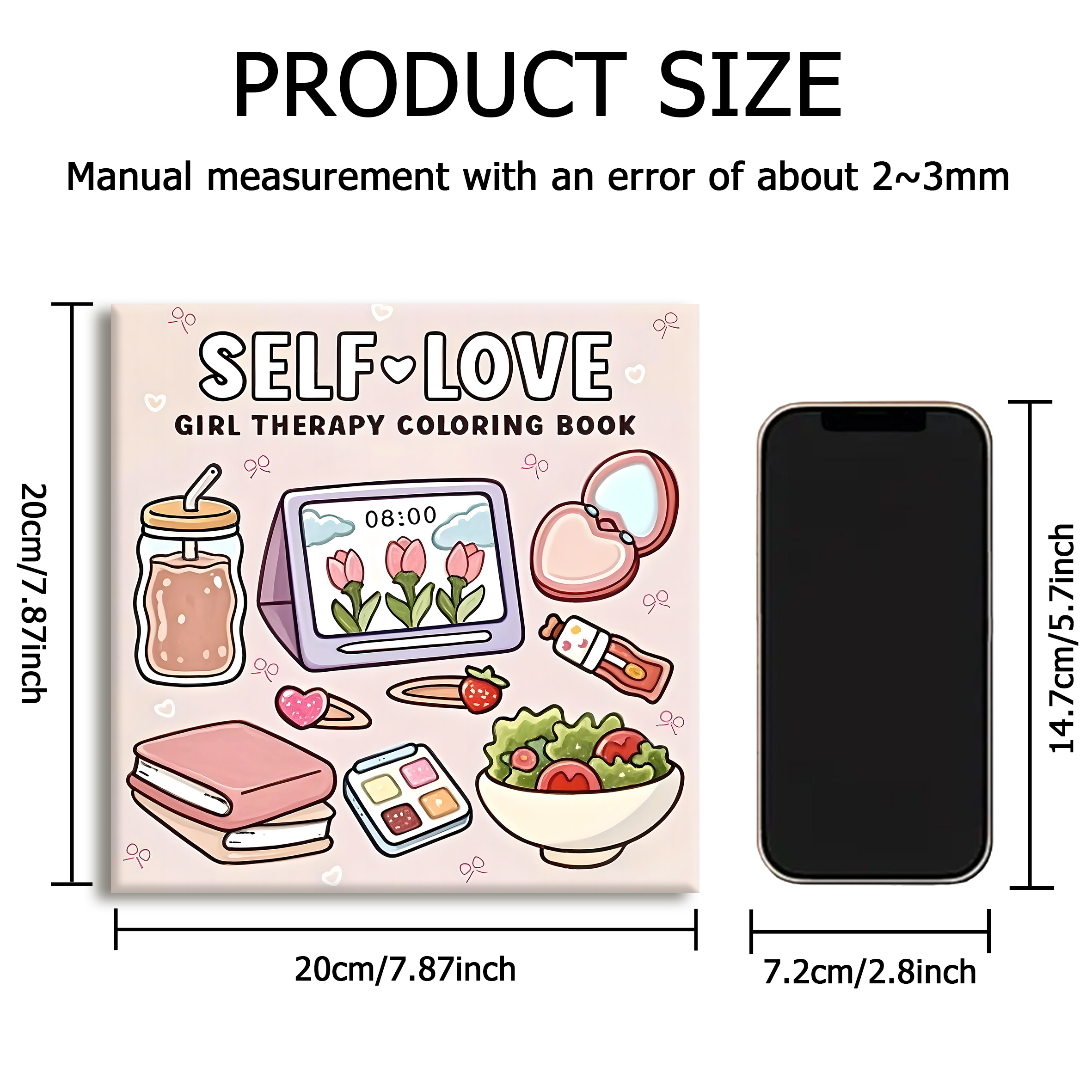 SELF LOVE Bold-easy Patterns Coloring Book for Adults Cute Drawing Book Perfect Gift for Party and Birthday