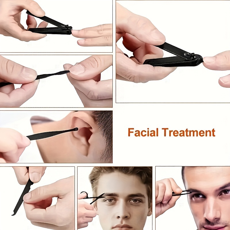 Kit profissional de cortadores de unhas, 7-24 peças, cortadores ultra afiados para unhas e pés, para homens e mulheres, cuidados com pedicure resistentes