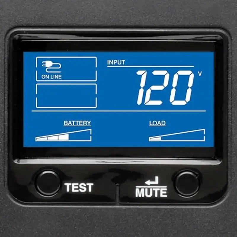 AVR LCD 디스플레이로 1500VA UPS 배터리 백업-10개 콘센트-USB-전화 및 동축 보호-Ups 전원 백업-서지 보호-라인