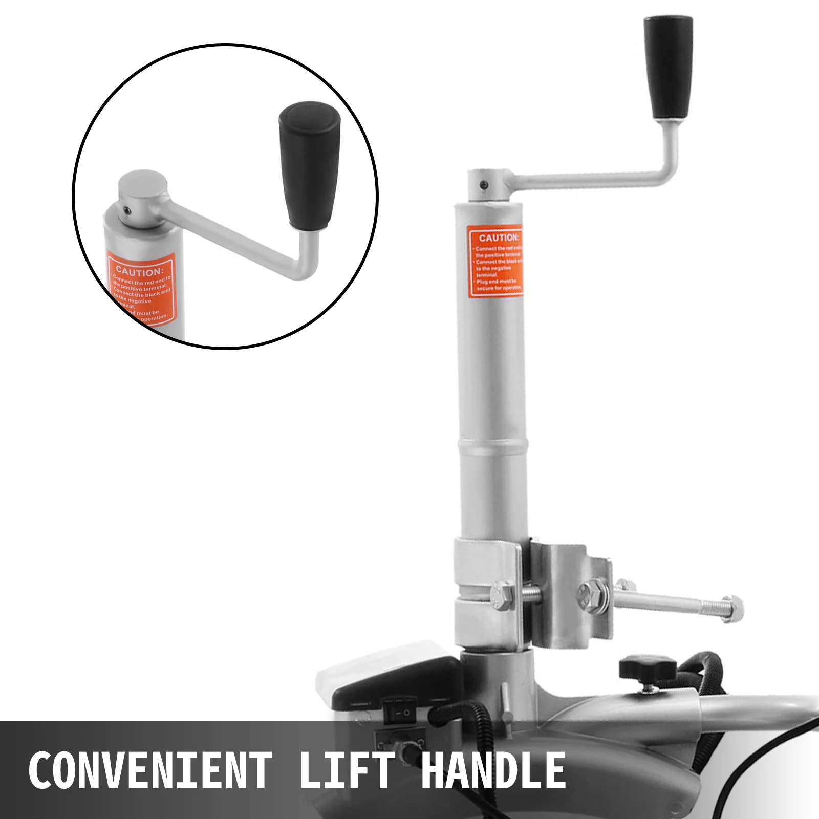 VEVOR Trailer Mover 350W 12V Elektrische Trailer Jack Trailer Neuswiel Utility Trailer Jack voor Trailer Caravan boot