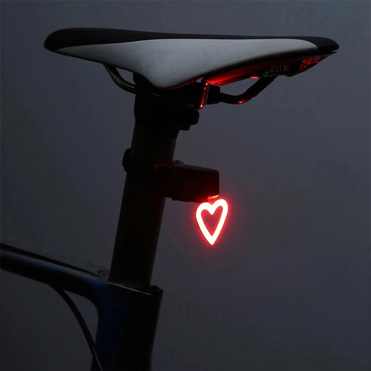 ไฟปลายจักรยานสำหรับการขี่จักรยานไฟหลายโหมดชาร์จ USB ไฟท้ายไฟแฟลช LED แบบชาร์จไฟได้ MTB ที่นั่งจักรยานอุปกรณ์เสริมจักรยาน