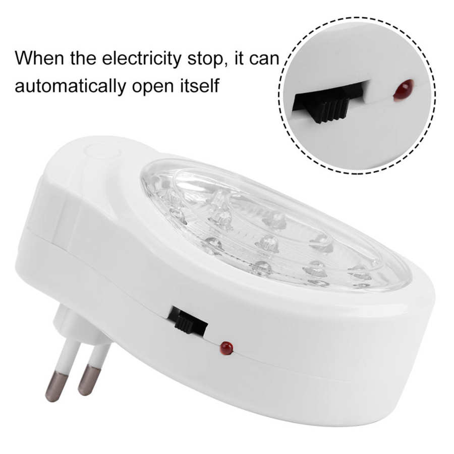 2W 110-240V eu/us ปลั๊กกก.-913ชาร์จไฟฉุกเฉินที่บ้านได้13 LED อัตโนมัติไฟดับหลอดไฟกลางคืน