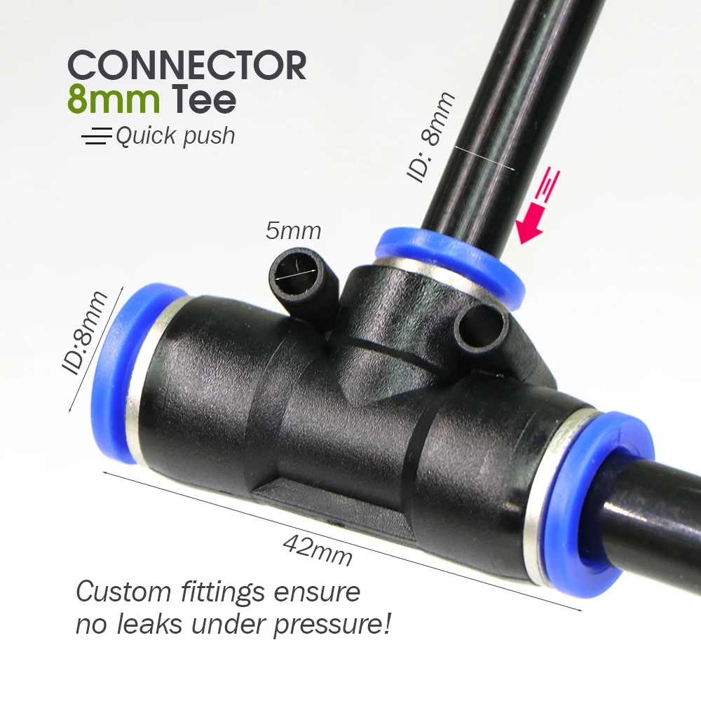 30 M-5 M DIY ดัดฟรี Universal Sprayer Kit 8mm ท่อ Patio Misting Cooling ระบบสําหรับสวนพืช Fogging รดน้ําชลประทาน