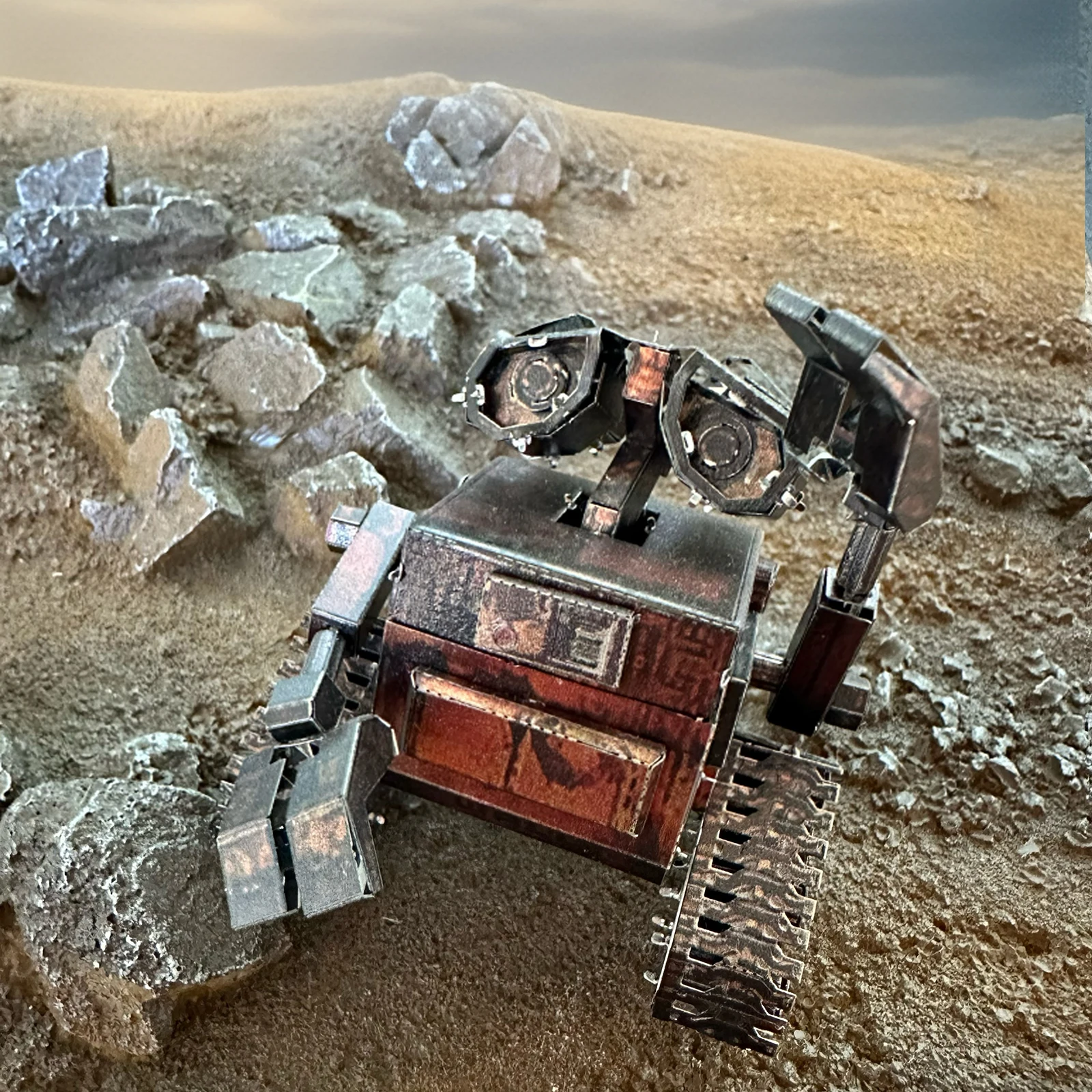 robot 3D metalen puzzel DIY modelbouwpakket volwassen speelgoed verjaardagscadeau