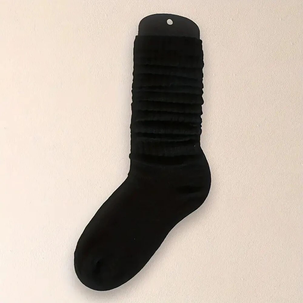 3/6 paia di calzini a pieghe di media lunghezza da donna moda Lolita calzini a bolle comfort non pilling autunno versatile ragazza calzini elefante