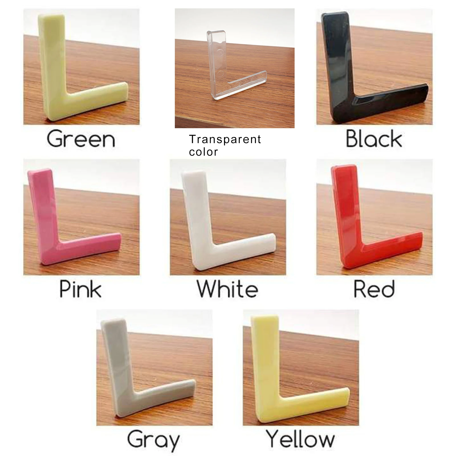 10 Chiếc Chống Va Chạm Phải Góc Nhựa Pvc Góc Viền Nội Thất Edge Bảo Vệ Cửa Sổ Bảo Vệ Kính Bịt Góc Bàn Gói