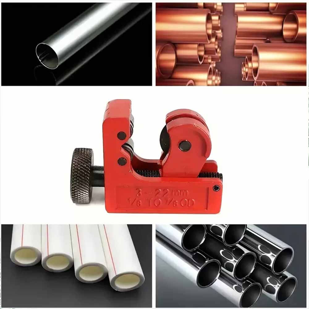 Mini tagliatubi per tubi in acciaio legato da 3-22 mm che tagliano da 1-8 pollici a 7 pollici per tubi in rame PVC sottile in acciaio inossidabile