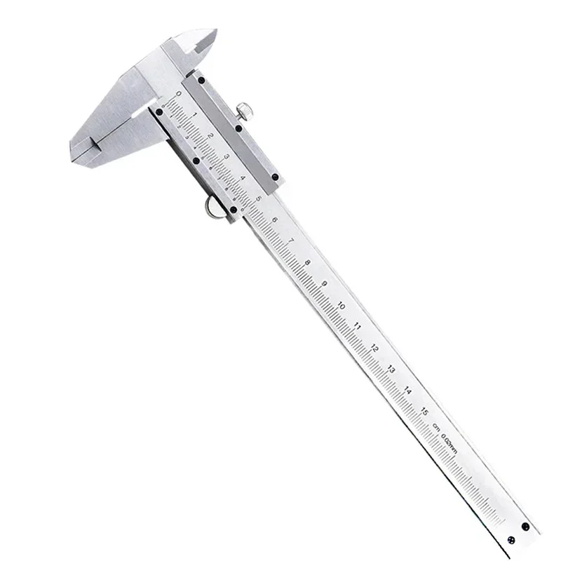 Paquímetro vernier industrial profissional, medição de precisão em aço carbono, quatro usos, ferramenta de medição métrica de precisão, novo